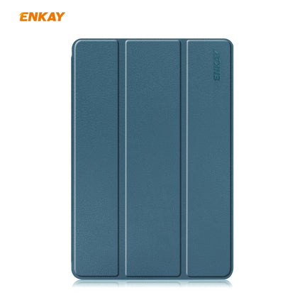 For Samsung Galaxy Tab S6 Lite P610 / P615 / Tab S6 Lite 2022 / P613 / P619 ENKAY Leather Smart Tablet Case with Pen Slot(Light Blue) - Tab S6 Lite P610 / P615 by ENKAY | Online Shopping UK | buy2fix