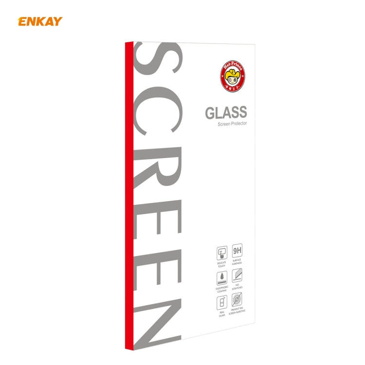 For Huawei P40 Lite ENKAY Hat-Prince Full Glue 0.26mm 9H 2.5D Tempered Glass Full Coverage Film - Mobile Accessories by ENKAY | Online Shopping UK | buy2fix