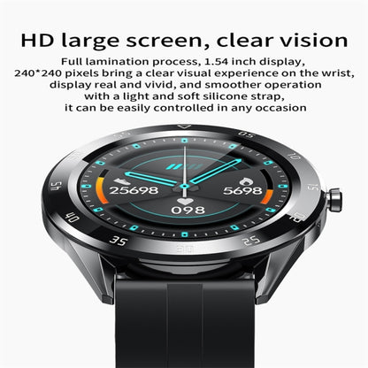 Y10 1.54inch Color Screen Smart Watch IP68 Waterproof,Support Heart Rate Monitoring/Blood Pressure Monitoring/Blood Oxygen Monitoring/Sleep Monitoring(Gold) - Smart Wear by buy2fix | Online Shopping UK | buy2fix