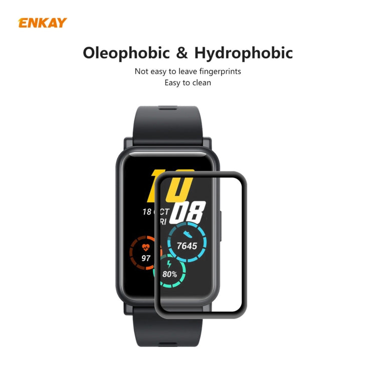 2 PCS For Huawei Honor Watch ES ENKAY Hat-Prince 3D Full Screen Soft PC Edge + PMMA HD Screen Protector Film - Screen Protector by ENKAY | Online Shopping UK | buy2fix