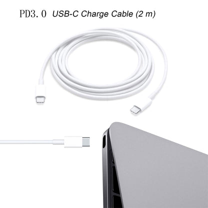 2 in 1 PD 30W USB-C / Type-C + 3A PD 3.0 USB-C / Type-C to USB-C / Type-C Fast Charge Data Cable Set, Cable Length: 2m, UK Plug - Mobile Accessories by buy2fix | Online Shopping UK | buy2fix