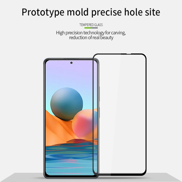 For Xiaomi Redmi Note 10 Pro / Note 10 Pro Max PINWUYO 9H 2.5D Full Screen Tempered Glass Film(Black) -  by PINWUYO | Online Shopping UK | buy2fix