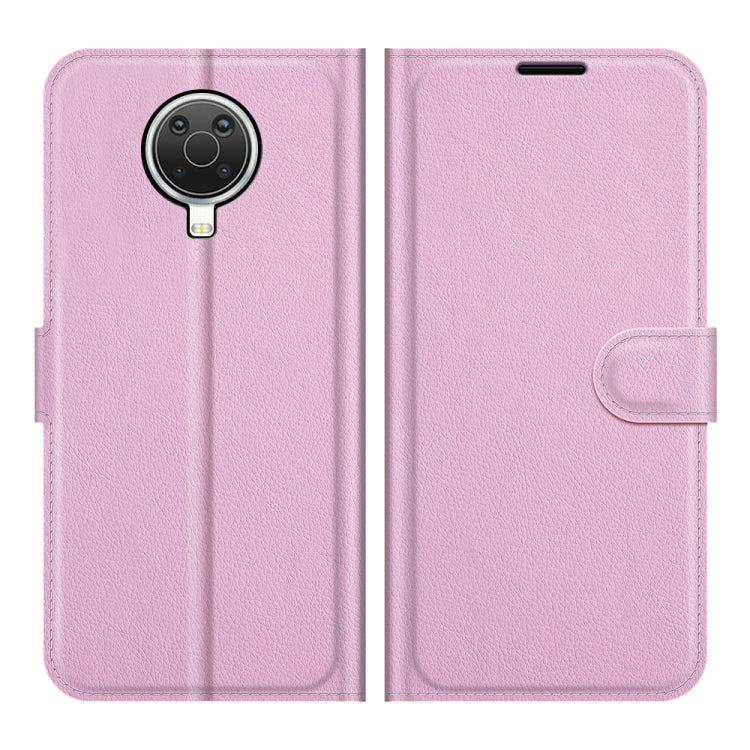 For Nokia G10/G20 Litchi Texture Horizontal Flip Protective Case with Holder & Card Slots & Wallet(Pink) - Mobile Accessories by buy2fix | Online Shopping UK | buy2fix