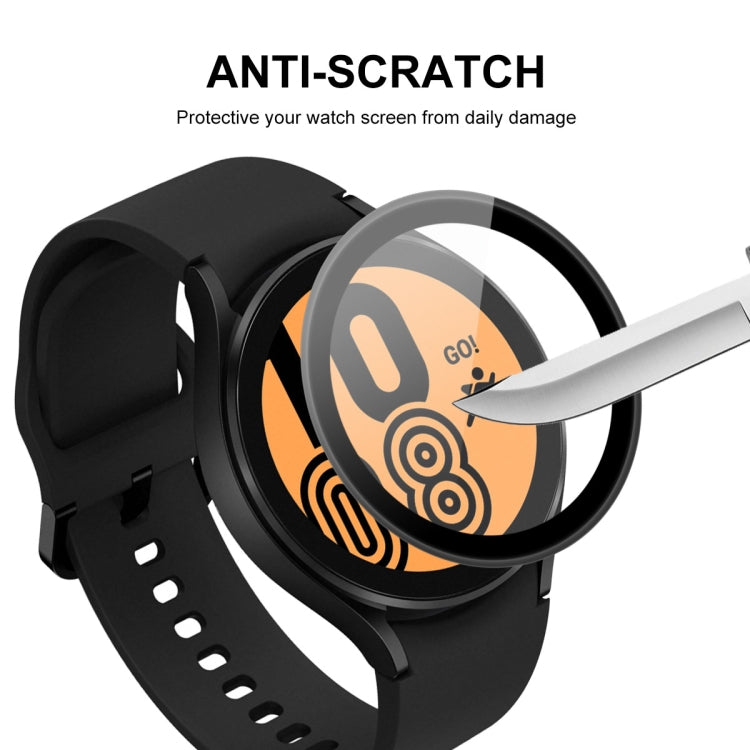 2 PCS For Samsung Galaxy Watch4 40mm ENKAY Hat-Prince 3D Full Coverage Soft PC Edge + PMMA HD Screen Protector Film - Screen Protector by ENKAY | Online Shopping UK | buy2fix