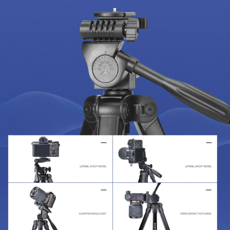 YUNTENG VCT-618N 1.8m Aluminum Tripod Mount - Camera Accessories by buy2fix | Online Shopping UK | buy2fix