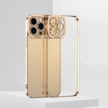 For iPhone 12 Pro Max Electroplating TPU Phone Case For iPhone  12 Pro Max(Gold) - Apple Accessories by buy2fix | Online Shopping UK | buy2fix