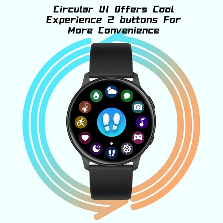 MX1 1.28 inch IP68 Waterproof Color Screen Smart Watch,(Black) - Smart Wear by buy2fix | Online Shopping UK | buy2fix