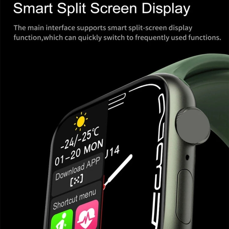 I7 mini 1.62 inch IP67 Waterproof Color Screen Smart Watch(Black) - Smart Wear by buy2fix | Online Shopping UK | buy2fix