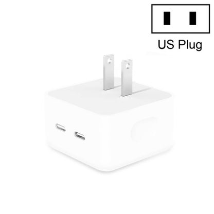 SDC-40W Dual PD USB-C / Type-C Charger for iPhone / iPad Series, US Plug - Apple Accessories by buy2fix | Online Shopping UK | buy2fix