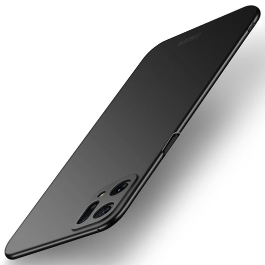 For OPPO Find X5 MOFI Frosted PC Ultra-thin Hard Case(Black) - OPPO Cases by MOFI | Online Shopping UK | buy2fix