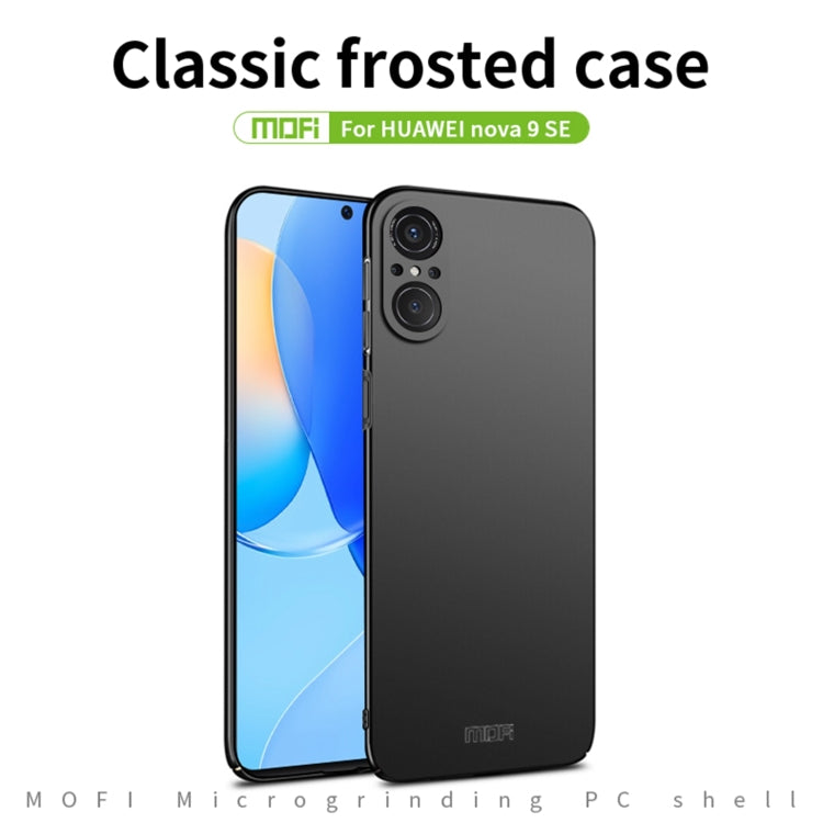 For Huawei Nova9 SE MOFI Frosted PC Ultra-thin Hard Case(Black) - Huawei Cases by MOFI | Online Shopping UK | buy2fix