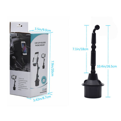 X033 360 Degree Car Phone Mount Adjustable Gooseneck Cup Holder - In Car by buy2fix | Online Shopping UK | buy2fix