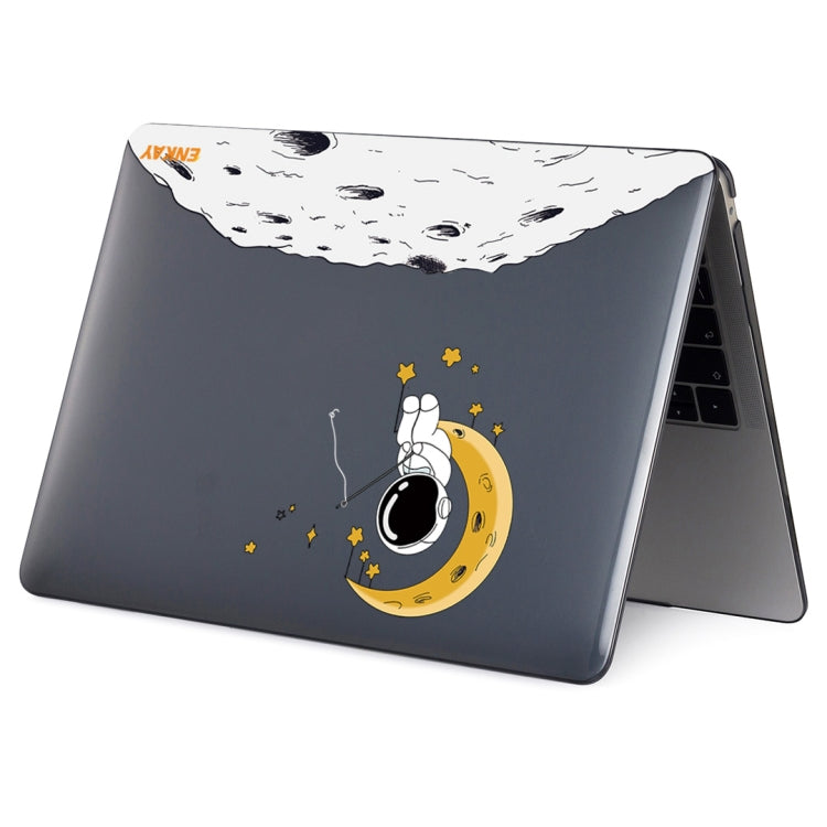 For MacBook Air 13.3 2018 A1932 ENKAY Hat-Prince 3 in 1 Spaceman Pattern Laotop Protective Crystal Case with TPU Keyboard Film / Anti-dust Plugs, Version:US(Spaceman No.3) - MacBook Air Cases by ENKAY | Online Shopping UK | buy2fix