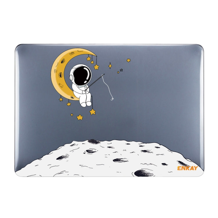 For MacBook Air 13.6 A2681 ENKAY Hat-Prince 3 in 1 Spaceman Pattern Laotop Protective Crystal Case with TPU Keyboard Film / Anti-dust Plugs, Version:US(Spaceman No.3) - MacBook Air Cases by ENKAY | Online Shopping UK | buy2fix