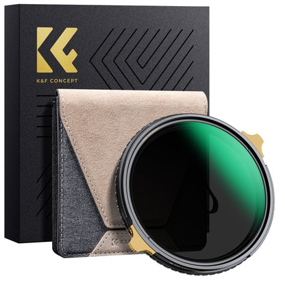 K&F CONCEPT KF01.2003  82mm Nano-X PRO Series ND2-ND32+CPL Filter HD Ultra-Thin Copper Frame 36-Layer Coating Anti-Reflection Green Film - Camera Accessories by K&F | Online Shopping UK | buy2fix