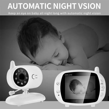 BM850 3.5 inch Wireless Video Color Baby Monitor Night Vision Temperature Monitor(US Plug) - Security by buy2fix | Online Shopping UK | buy2fix