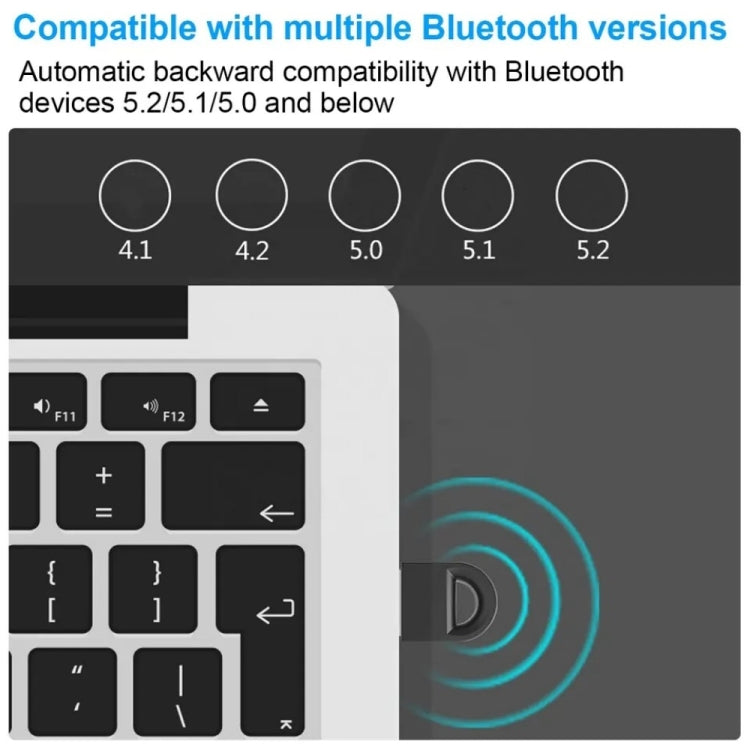 B-001 Mini Bluetooth 5.3  Adapter Transmitter Receiver Wireless USB Dongle Adapter -  by buy2fix | Online Shopping UK | buy2fix
