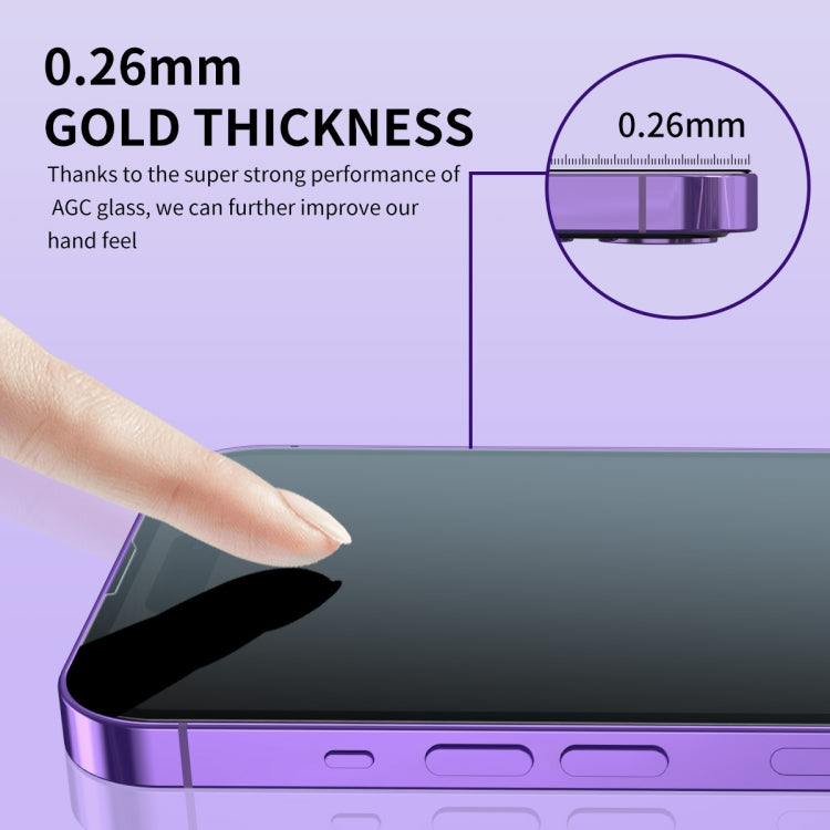 For iPhone 11 Pro Max 2pcs ENKAY Hat-Prince 25 Degree Privacy 8K UHD AGC Tempered Glass Film - iPhone 11 Pro Max Tempered Glass by ENKAY | Online Shopping UK | buy2fix