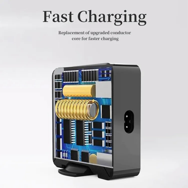 PD-75 Desktop PD Type-C USB QC 3.0 Fast Mobile Phone Charging Station Multifunctional Wireless Charger(EU Plug) - Multifunction Charger by buy2fix | Online Shopping UK | buy2fix