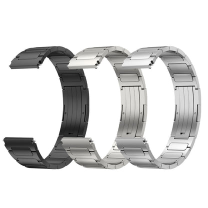 For Huawei Watch 4 22mm I-Shaped Titanium Alloy Watch Band(Sliver) - Watch Bands by buy2fix | Online Shopping UK | buy2fix