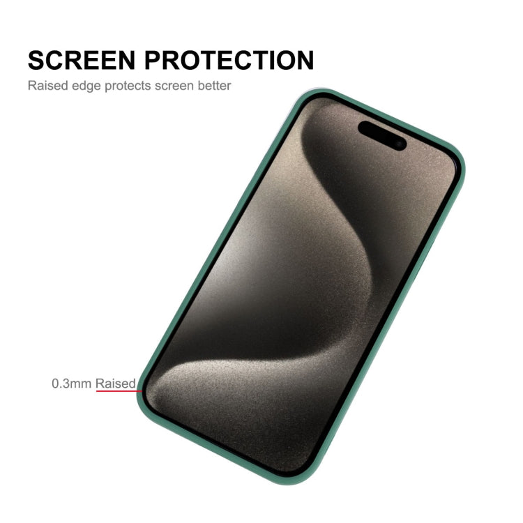 For iPhone 15 Pro Max ENKAY Liquid Silicone Soft Shockproof Phone Case(Black) - iPhone 15 Pro Max Cases by ENKAY | Online Shopping UK | buy2fix