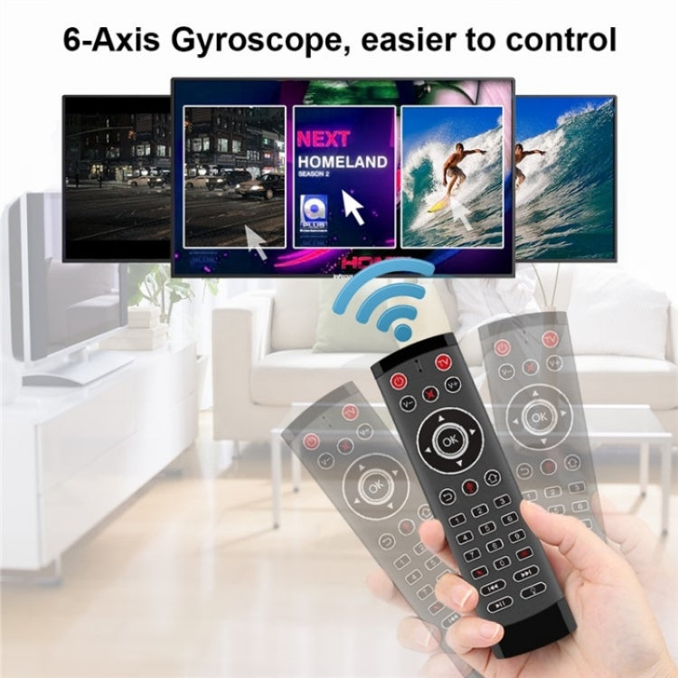 T1-PRO-L With IR Learning and Backlight Smart Wireless Air Mouse Remote Control - TV by buy2fix | Online Shopping UK | buy2fix