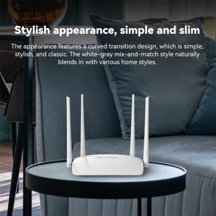 LB-LINK WR450H 4x5dBi High Gain Antennas WiFi Extender 300Mbps Wireless Router - Wireless Routers by LB-LINK | Online Shopping UK | buy2fix