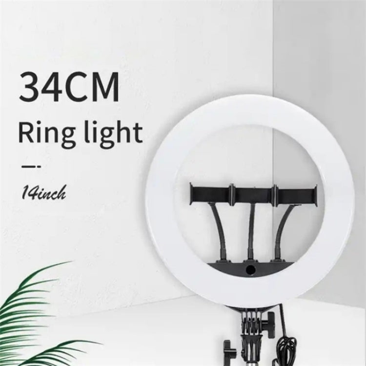JMARY FM-14R Photography Light 14-inch Live Streaming Ring Light Photography LED Fill Light(US Plug) -  by Jmary | Online Shopping UK | buy2fix