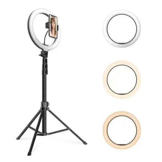 JMARY FM-536A 10 inch Ring Live Fill Light Streaming Stand Beauty Light Set - Ring Light by Jmary | Online Shopping UK | buy2fix