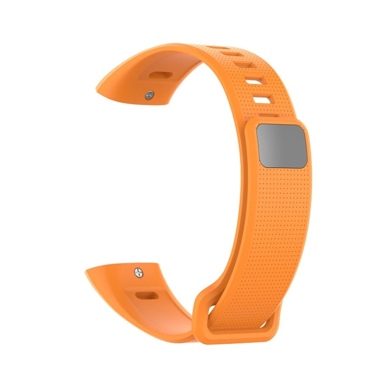 For Huawei Band 2 Pro / Band 2 / ERS-B19 / ERS-B29 Sports Bracelet Silicone Watch Band(Orange) - Smart Wear by buy2fix | Online Shopping UK | buy2fix