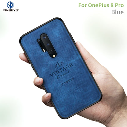 For Oneplus 8 Pro PINWUYO Zun Series PC + TPU + Skin Waterproof And Anti-fall All-inclusive Protective Shell(Blue) - OnePlus Cases by PINWUYO | Online Shopping UK | buy2fix