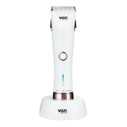 VGR V-005 9W Electric Hair Clipper with Base, Plug Type: EU Plug - Hair Trimmer by VGR | Online Shopping UK | buy2fix