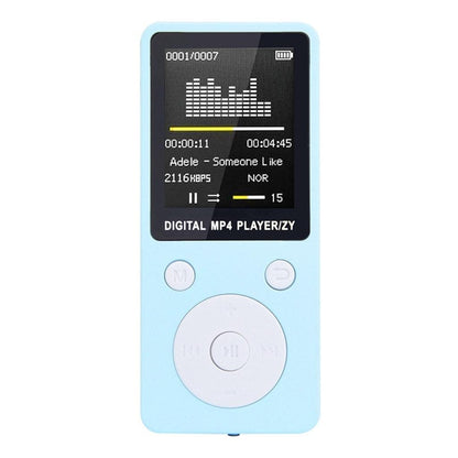 Portable MP4 Lossless Sound Music Player FM Recorder Walkman Player Mini Support Music, Radio, Recording, MP3, TF Card, No Memory(Blue) - Consumer Electronics by buy2fix | Online Shopping UK | buy2fix