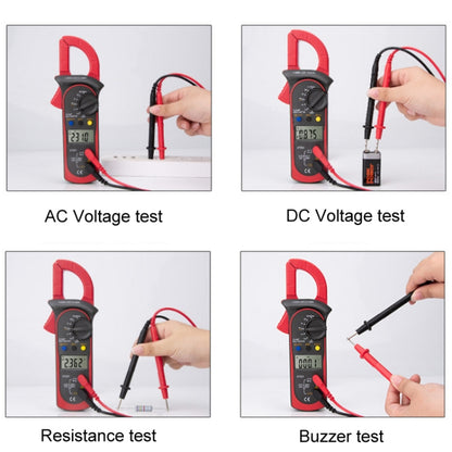 ANENG ST201 AC And DC Digital Clamp Multimeter Voltage And Current Measuring Instrument Tester(Red) - Consumer Electronics by ANENG | Online Shopping UK | buy2fix