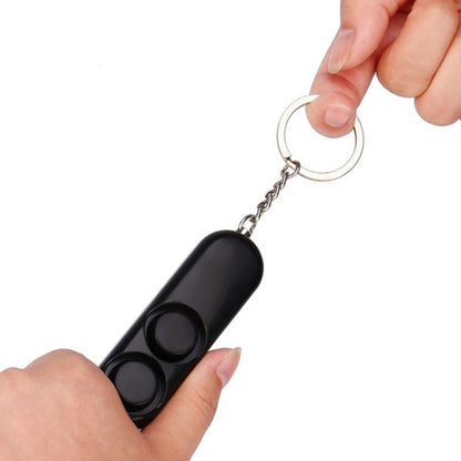 2 PCS 120dB Self Defense Anti-rape Device Dual Speakers Loud Alarm Safety Personal Security Keychain, Random Color Delivery - Security by buy2fix | Online Shopping UK | buy2fix