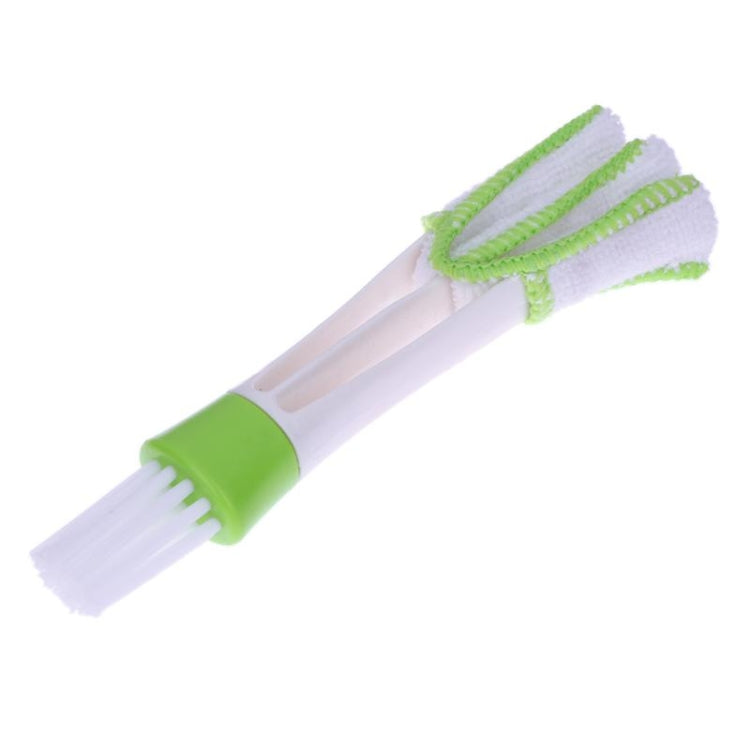 2 PCS Plastic Car Cleaning Brush Double Ended Car Air Vent Slit Cleaner Brush Dusting Blinds Keyboard Cleaning Brushes Cleaner - Car washing supplies by buy2fix | Online Shopping UK | buy2fix