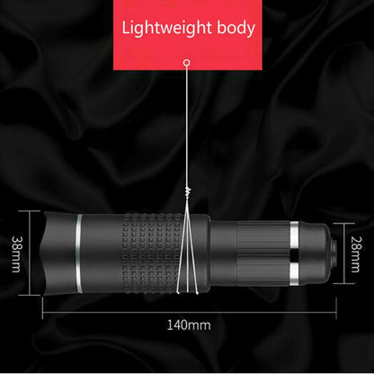 Universal 20 Times Mobile Phone Telephoto Lens Monocular Live Broadcast HD 4K No Vignetting Lens - Other Telescopes by Bolanke | Online Shopping UK | buy2fix