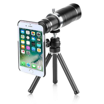 Universal 20 Times Mobile Phone Telephoto Lens Monocular Live Broadcast HD 4K No Vignetting Lens - Other Telescopes by Bolanke | Online Shopping UK | buy2fix