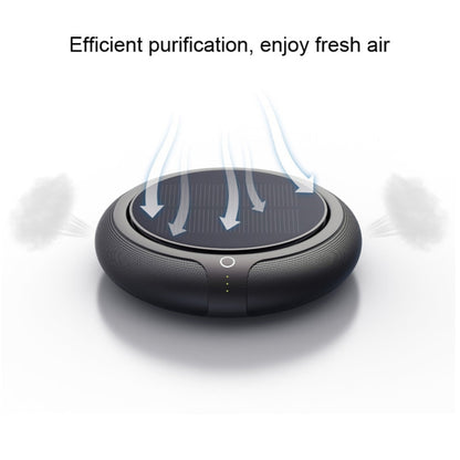 Intelligent Formaldehyde Removal Haze Negative Ion Solar Car Air Purifier(Black) - Air Purifier by buy2fix | Online Shopping UK | buy2fix