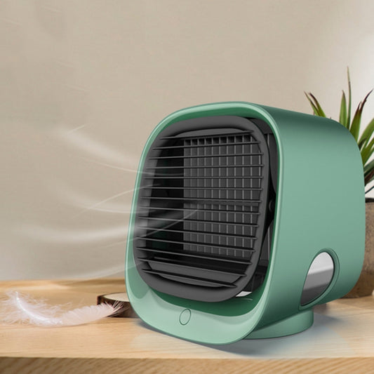 Mini Multifunctional Humidification Aromatherapy Fan Portable Office Home Desktop Air Conditioner Fan(Moran Green) - Consumer Electronics by buy2fix | Online Shopping UK | buy2fix