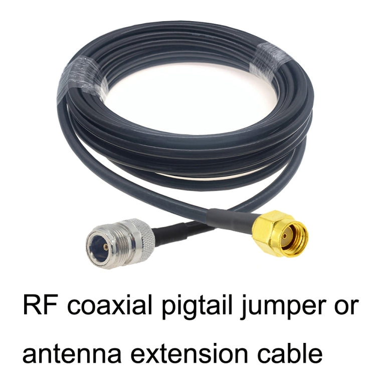 RP-SMA Male to N Female RG58 Coaxial Adapter Cable, Cable Length:0.5m - Connectors by buy2fix | Online Shopping UK | buy2fix