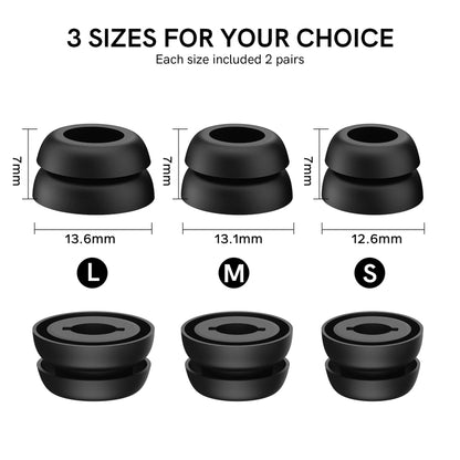 For Samsung Galaxy Buds Pro AhaStyle PT168 Silicone Earphone Earcups, Size:M(Black) - Anti-dust & Ear Caps by AhaStyle | Online Shopping UK | buy2fix