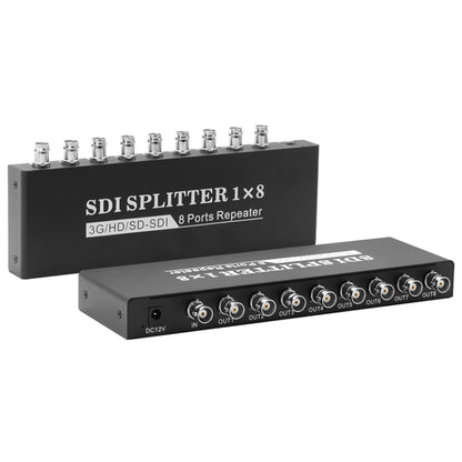 1 In 8 Out SD-SDI / HD-SDI / 3G-SDI Distribution Amplifier Video SDI Splitter(EU Plug) -  by buy2fix | Online Shopping UK | buy2fix