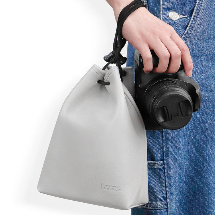 Baona Camera Bag Lens Drawstring Pouch, Size: Small(Gray) - Camera Accessories by Baona | Online Shopping UK | buy2fix