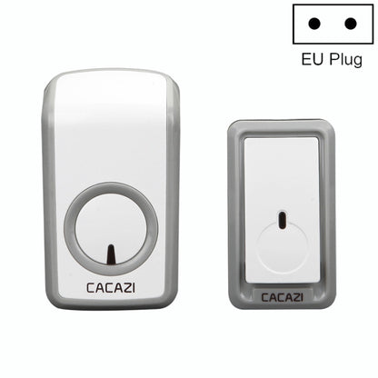 CACAZI W-899 Smart Home Wireless Doorbell Remote Control Doorbell, Style:EU Plug - Security by CACAZI | Online Shopping UK | buy2fix