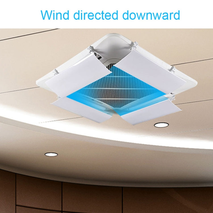 40cm Single Piece Central Air Conditioning Wind Deflector Shield Air-Conditioning Anti Direct Blowing Wind Deflector Board - Home & Garden by buy2fix | Online Shopping UK | buy2fix