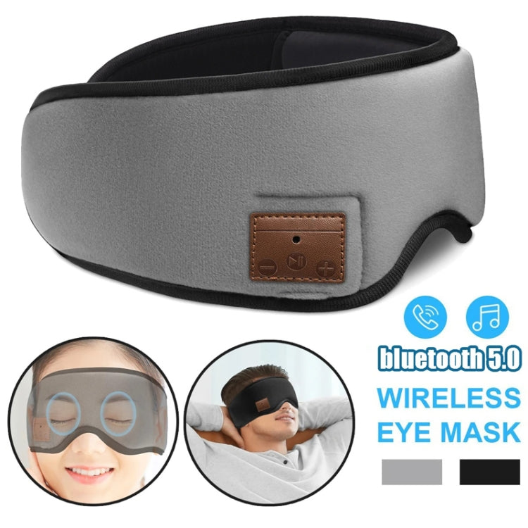 VG014 Detachable Bluetooth Smart Eye Mask Travel Nap Music Sleep Mask(Gray) - Eye Masks by buy2fix | Online Shopping UK | buy2fix