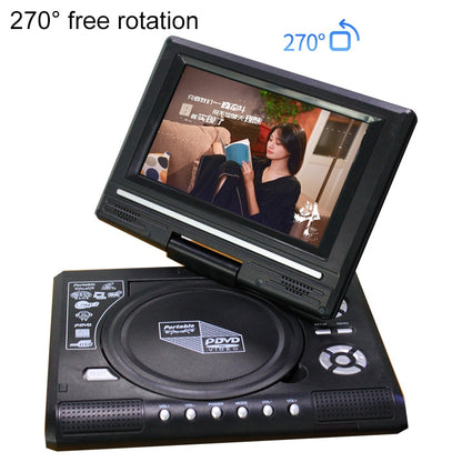 7.8 inch Portable DVD with TV Player, Support SD / MMC Card / Game Function / USB Port(EU Plug) - Consumer Electronics by buy2fix | Online Shopping UK | buy2fix