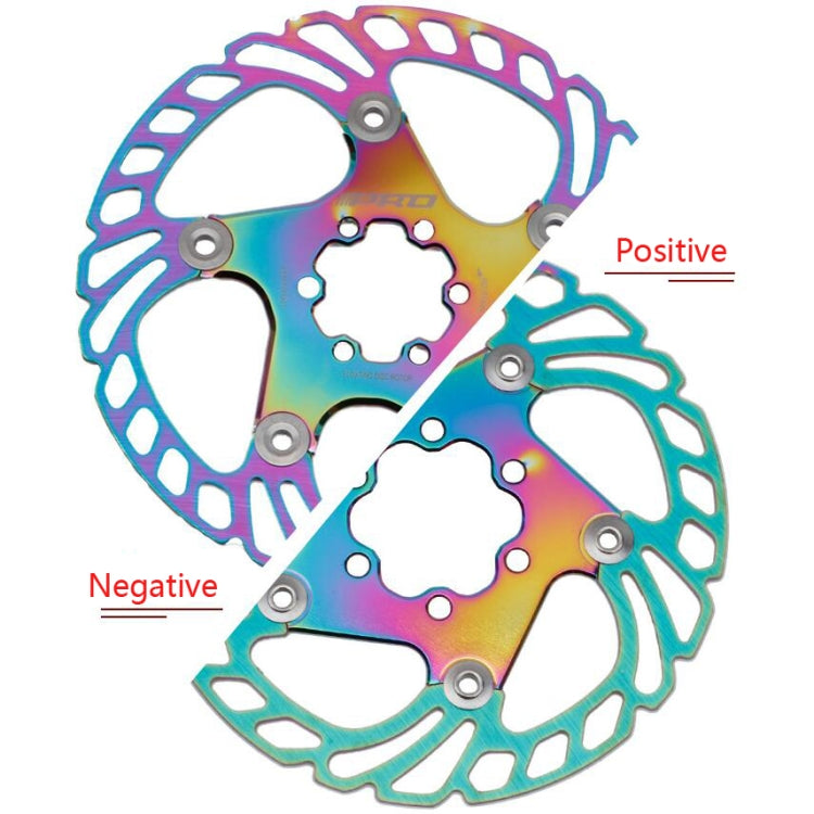 IIIPRO Floating Disc Road Mountain Bike Six Nail Disc Brake Disc, Size:180mm(Colorful) - Outdoor & Sports by IIIPRO | Online Shopping UK | buy2fix