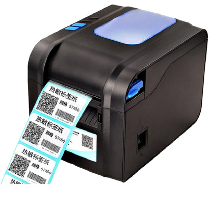 Xprinter XP-370B Barcode Printer Self-adhesive QR Code Printer Label Clothing Tag Thermal Ticket Machine(EU Plug) - Consumer Electronics by Xprinter | Online Shopping UK | buy2fix